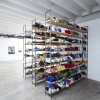 utställningsvy, Karl David Larssons installation " I´ve been collecting yarn for some time now", foto: Hans Johansson